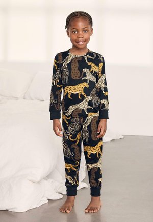Chelsea Peers, STARRY LEOPARD PRINT UNISEX SET - Pigiama - multi-coloured