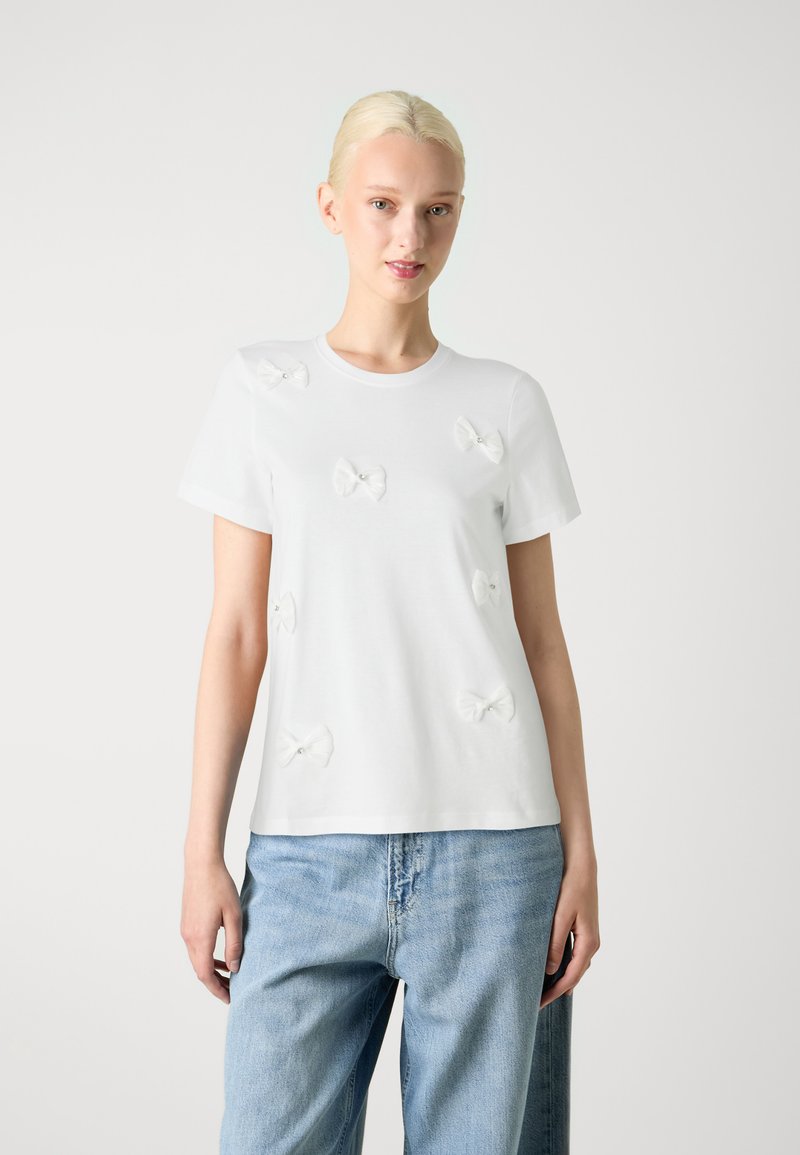 Only - Onlolivia 2/4 O-Neck Embroidery Knt - 5088343 Birch Flower Embroidery main image 0