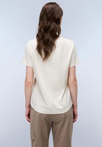 Napapijri FEDAIA - T-shirts print - beige dimity
