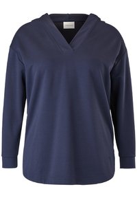 Triangle Jersey con capucha - dark blue