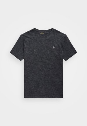 Polo Ralph Lauren Big & Tall JERSEY CREWNECK T-SHIRT - T-shirts - black marl heather