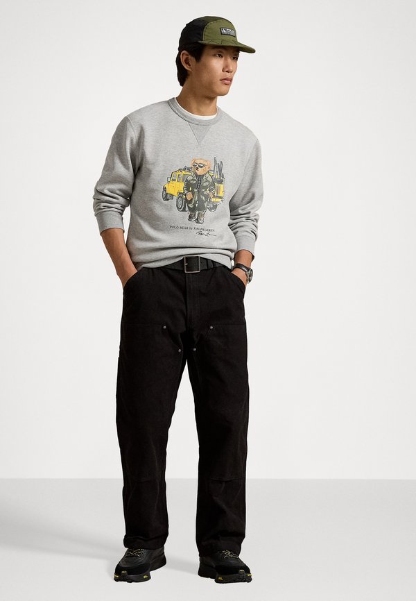 POLO BEAR DOUBLE-KNIT SWEATSHIRT - Sweatshirt - andover heather defender bear2