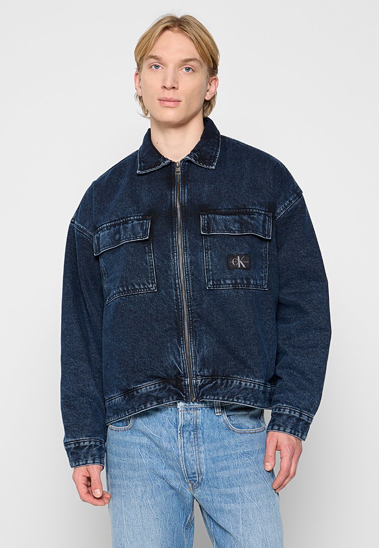 Calvin Klein Jeans Spijkerjas donkerblauw