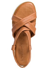 Tamaris Plateausandalette - cognac