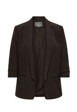 ONLY Carmakoma, CARELLY 3/4 LIFE BLAZER TLR NOOS - Blazer - coffee bean