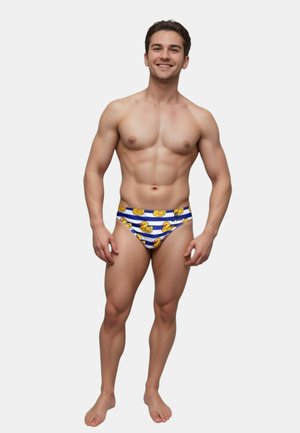 Navy Ducks - Costume da bagno a slip - blue and white