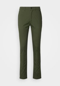 MODERN SLIM - Hlače chino - dark olive
