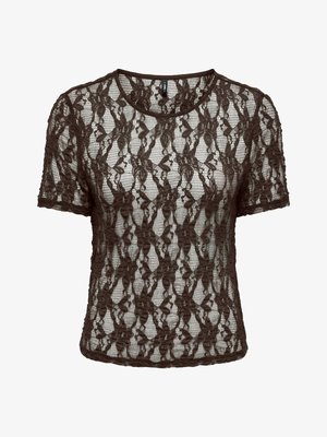 ONLY, T-SHIRT ONLALBA T-SHIRT - Camicetta - seal brown