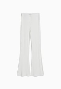 Bershka Tygbyxor - white