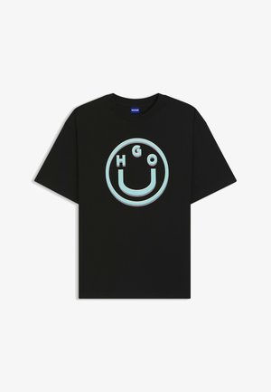 HUGO, - T-shirt z nadrukiem