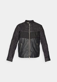 LEOPOL - Veste en cuir - black
