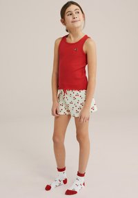 WE Fashion - SET - Pyjama - fire red Miniatuurafbeelding 1