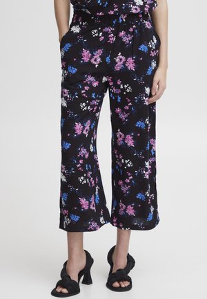 b.young MMJOELLA CROP - Pantalones - black mix