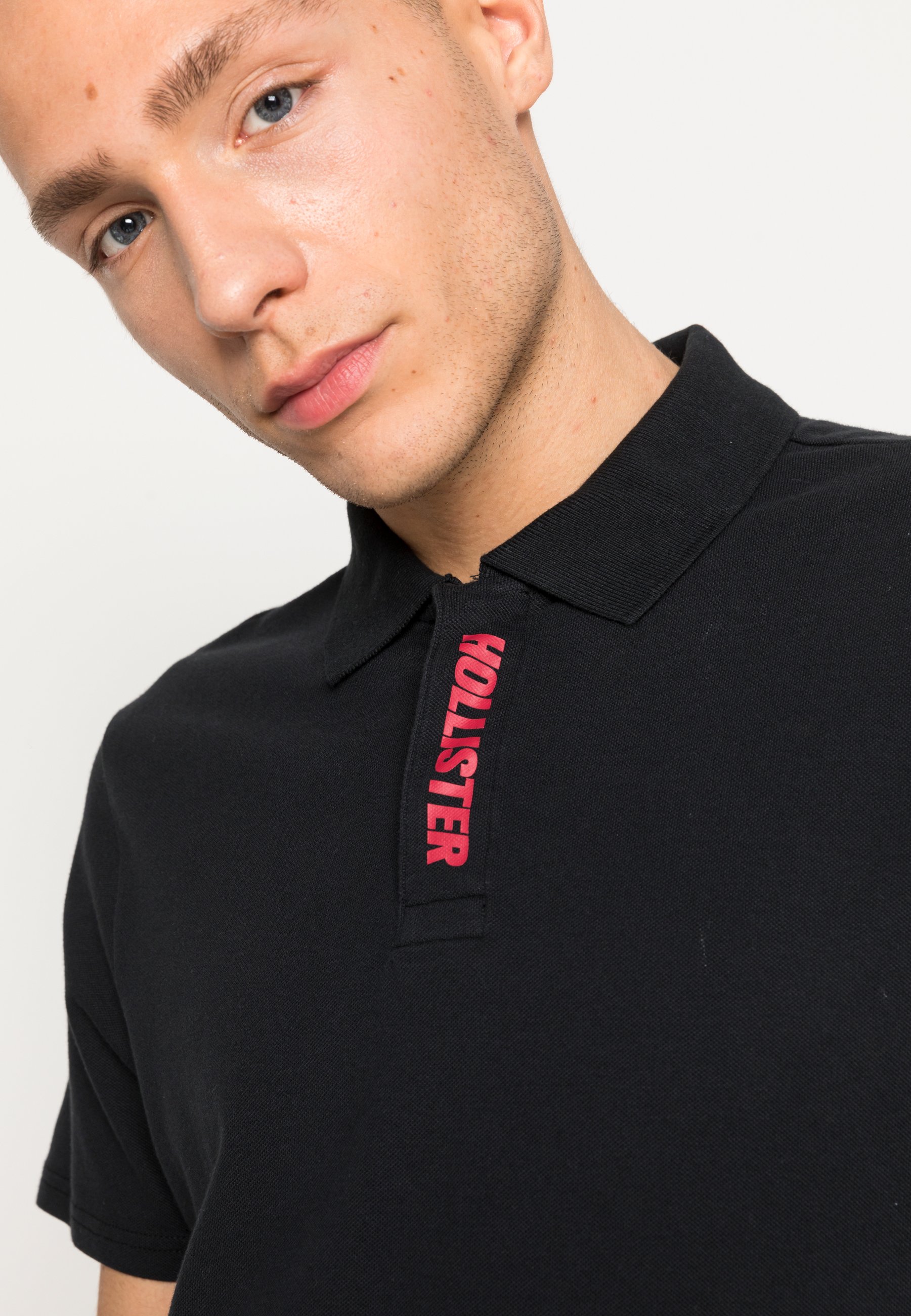 Hollister black polo shirt Clearance