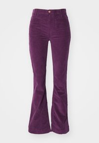 FLARE - Flared jeans - italian plum