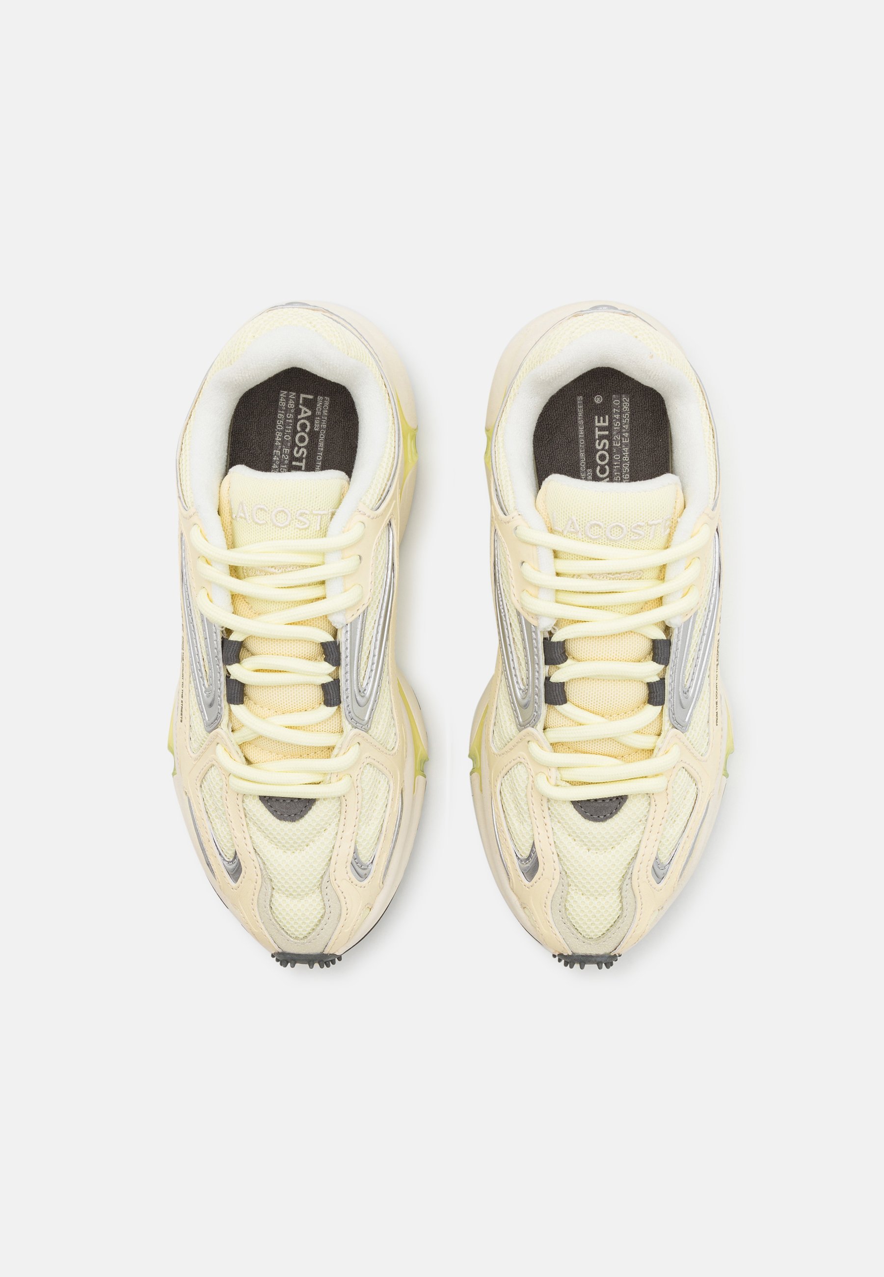 Lacoste L003 2K24 224 - Sneakers low - light yellow/off white
