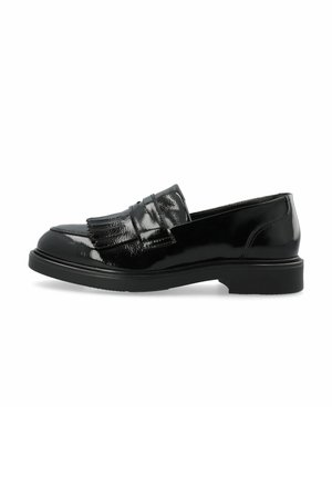 FRINGE LOAFER - Instappers - black black