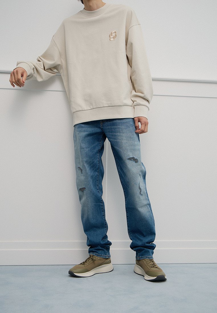 Boss Straight leg jeans donkerblauw