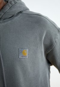 Carhartt WIP HOODED NELSON  - Sweatshirt - charcoal garment dyed