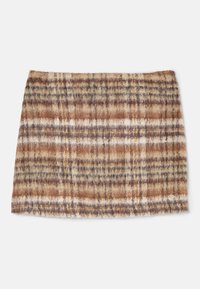 SEINE BRUSHED - Fustă mini - brown