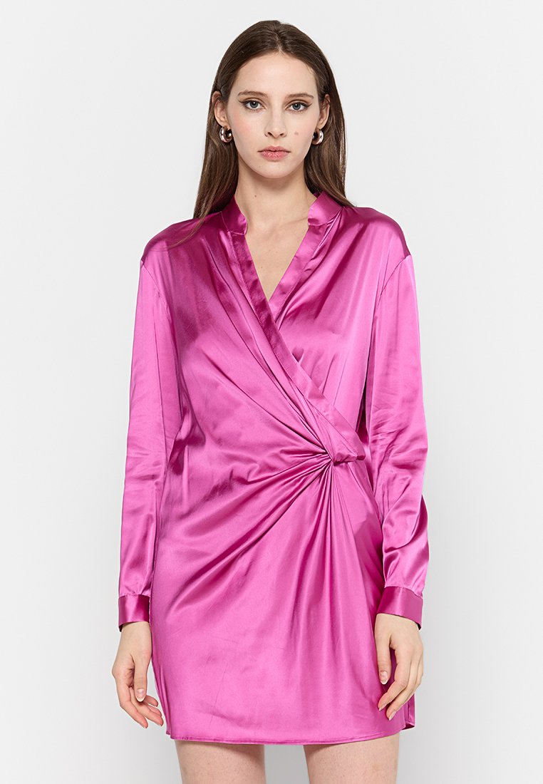 PATRIZIA PEPE Jurk donkerroze