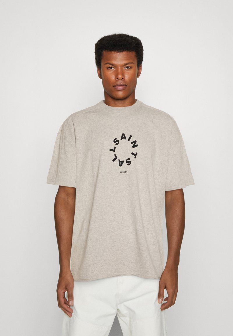 AllSaints - Brace - T-shirt ras de cou à manches courtes - Gris