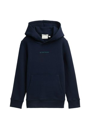 MIT LOGO  - Sweat à capuche - sky captain blue