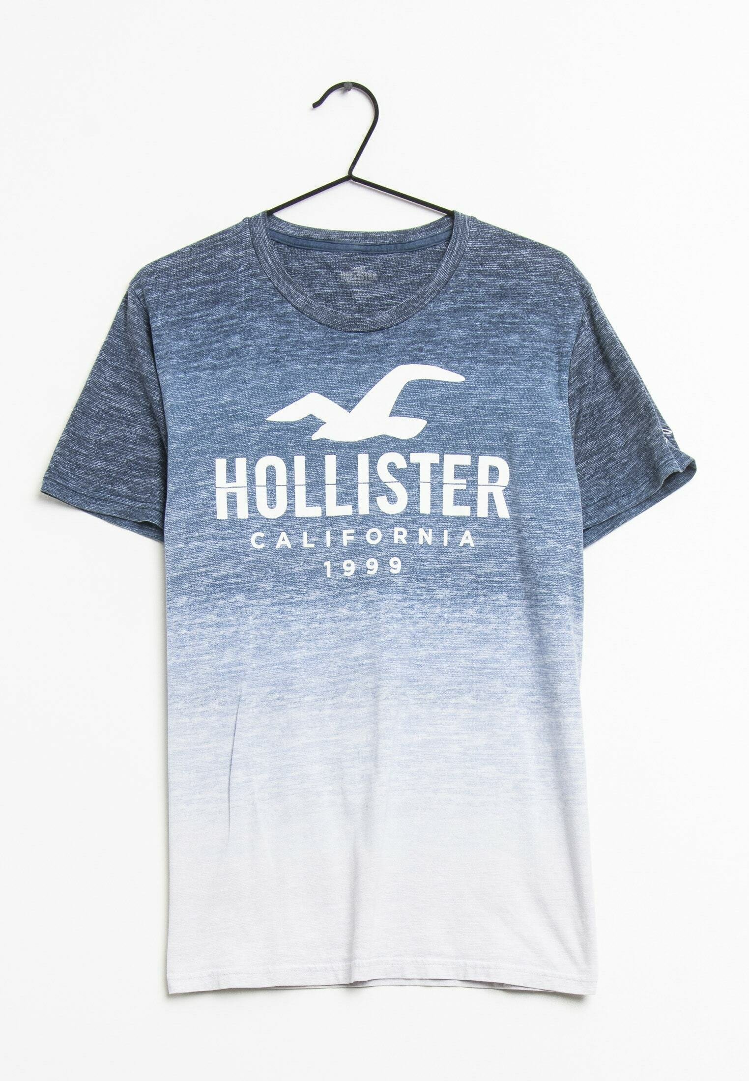 Hollister Co. T-shirt print - blue/Blauw - Zalando.nl