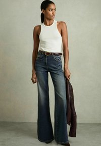 Reiss Trapezaste traperice - mid blue