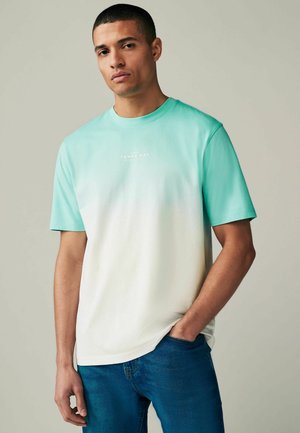 DIP DYE REGULAR FIT - T-shirt med print - mint green