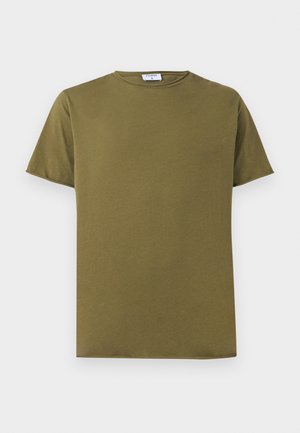 ROLL NECK TEE - Základné tričko - laurel green