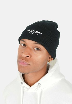 EMBROIDERY - Beanie - black