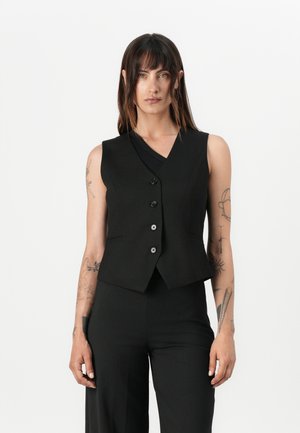 Bruuns Bazaar STATICE BIELLE WAISTCOAT - Waistcoat - black