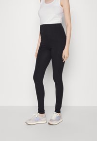 MAMALICIOUS MLEMMA LONG 2 PACK - Tajice-hlače - black/olive