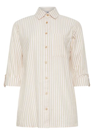 Long Tall Sally STRIPE  - Button-down blouse - brown
