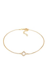 Elli CLOVERLEAF BASIC - Ankelkæder - gold-coloured