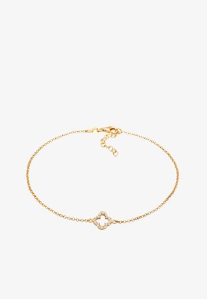 Elli CLOVERLEAF BASIC - Tobillera - gold-coloured