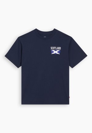 Levi's® FOOTBALL FAN TEE UNISEX - T-shirt print - navy blazer