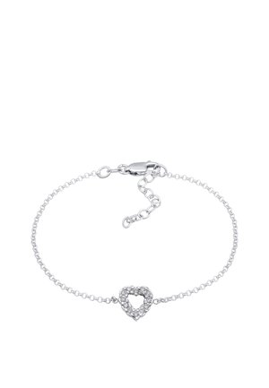 Elli HEART BASIC - Bracelet - silber