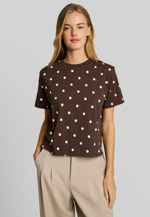 TOM TAILOR DENIM, - T-shirt z nadrukiem