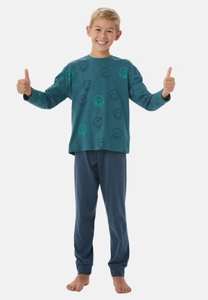 Schiesser, NIGHTWEAR SET - Nachtwäsche Set - tiefseegrün