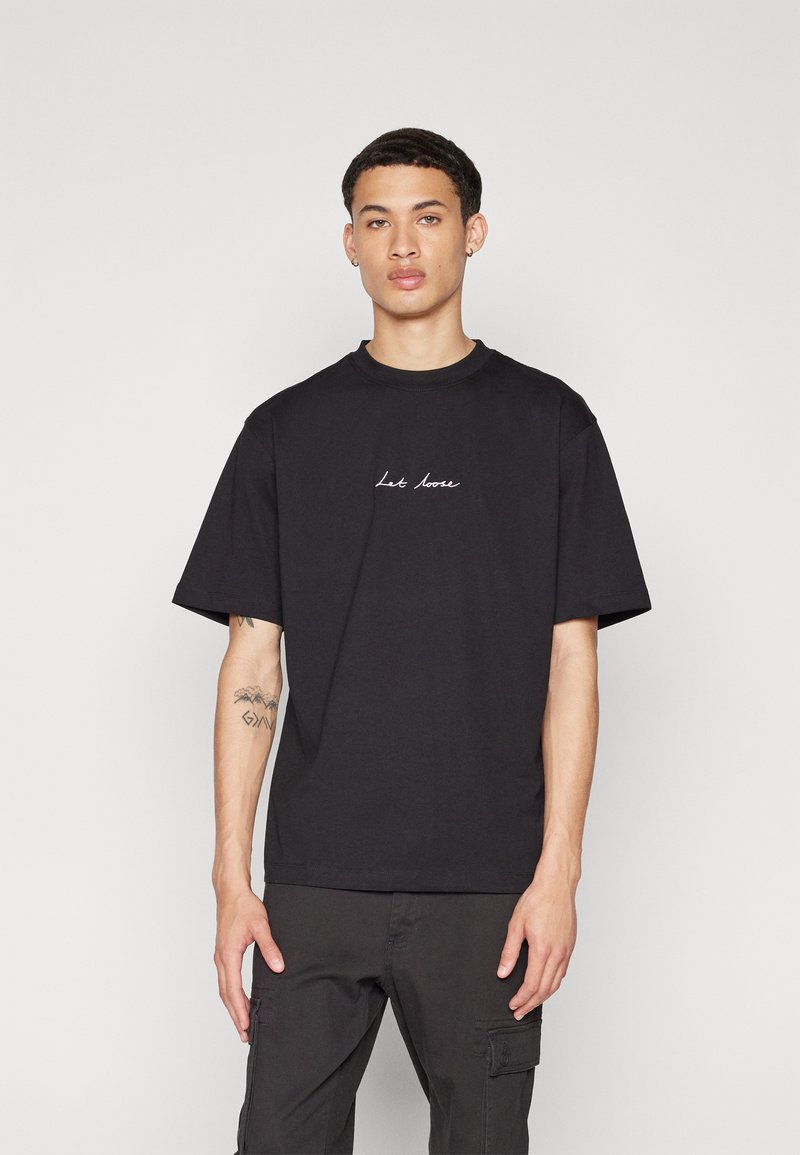 Pier One T-shirts med print - black