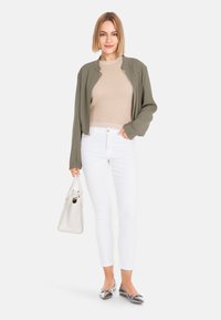 Marc Cain SILEA - Slim fit jeans - white