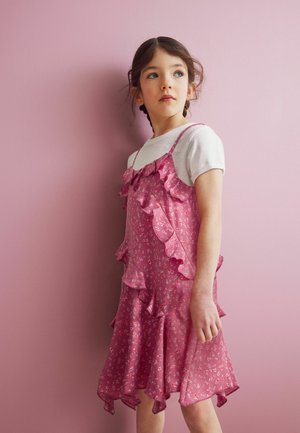Next FRILL SLIP AND SET - REGULAR FIT - Basic póló - pink