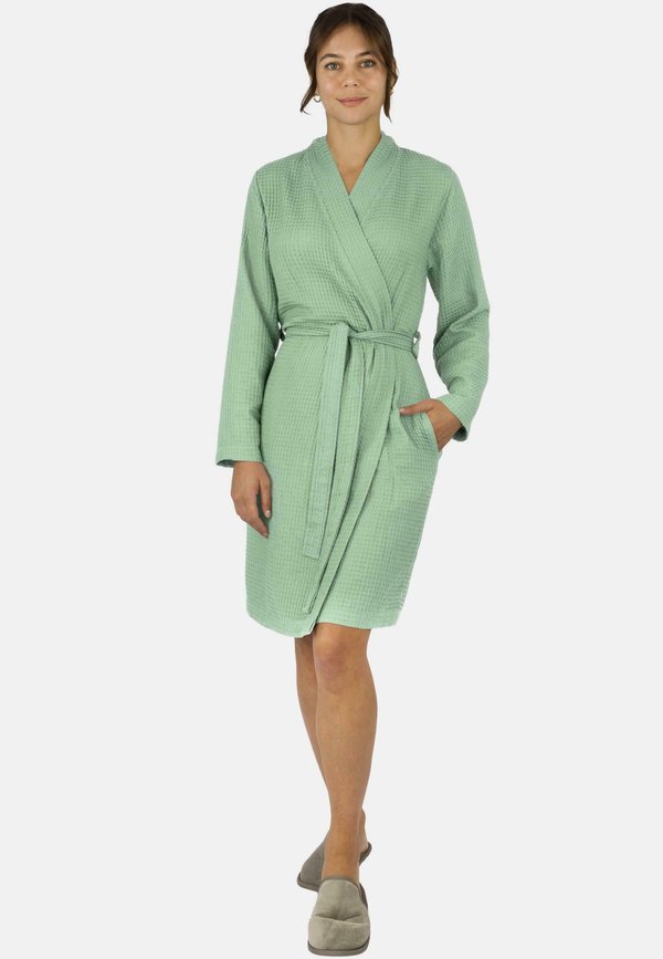 Bademantel - minze