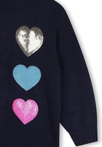 Billieblush À SEQUINS - Robe pull - indigo blue