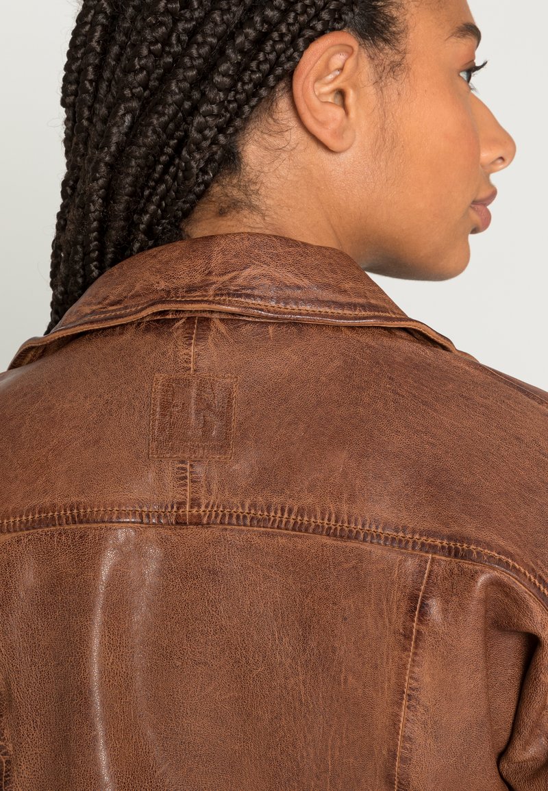 Damen Leichte Jacken | Freaky Nation LIEKE Lederjacke cognac - CY43495 Damen Leichte Jacken | Freaky Nation LIEKE Lederjacke cognac - CY43495