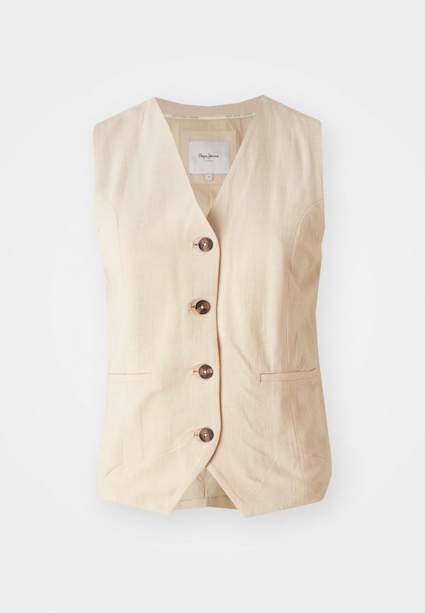 STELLA - Suit waistcoat - light beige2
