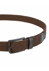 camel active FLECHTMUSTER - Gevlochten riem - dark brown