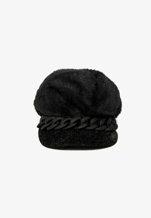 WITH CHAIN AND LOGO - Bonnet - black